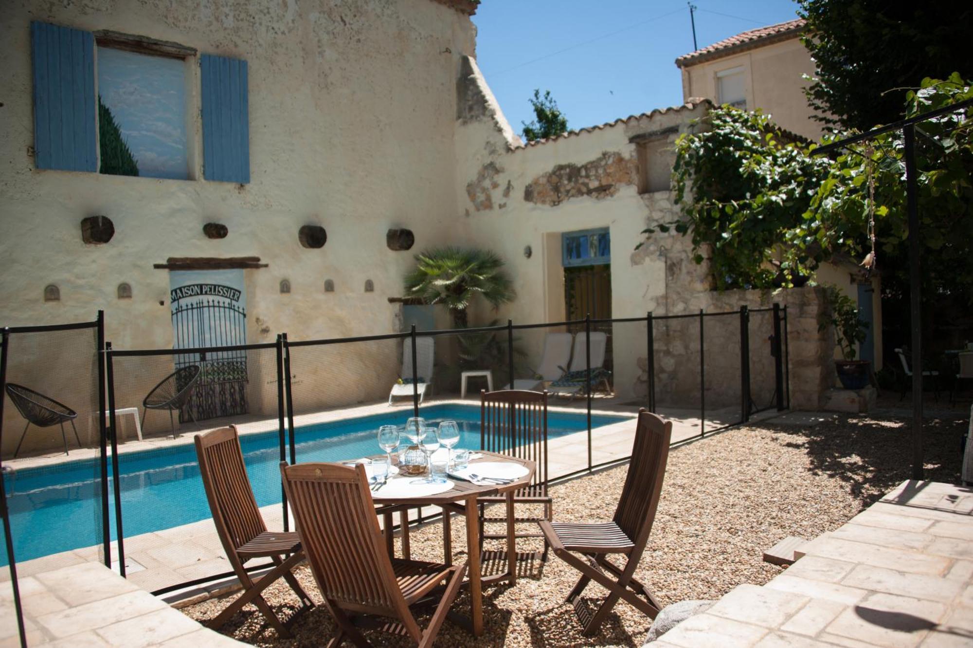Maison Pelissier Bed And Breakfast With Sweeming Pool Cuxac-dʼAude Екстериор снимка